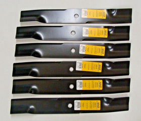 6 XHT USA BLADES BIG DOG 797696 601124 FOR 54" DECK ALPHA STOUT BLACKJACK