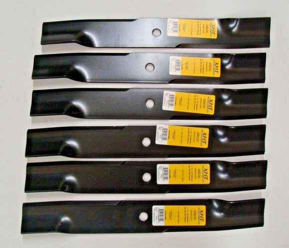 6 XHT USA BLADES BIG DOG 797696 601124 FOR 54" DECK ALPHA STOUT BLACKJACK