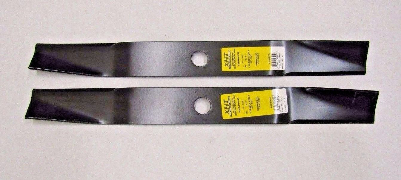 2 USA HD HI-LIFT BLADES FOR 42" SNAPPER 1731898, 1731898A, LT200 ZERO TURN 150Z