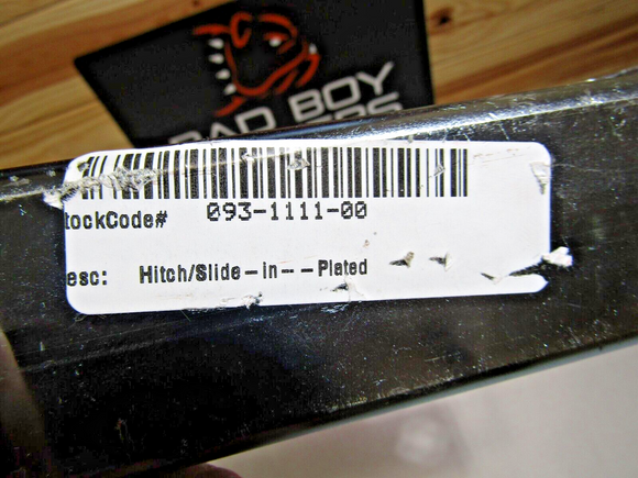 Genuine Bad Boy 2" hitch kit for Rambler Magnum & ZT 093-1118-98 & 093-1111-00