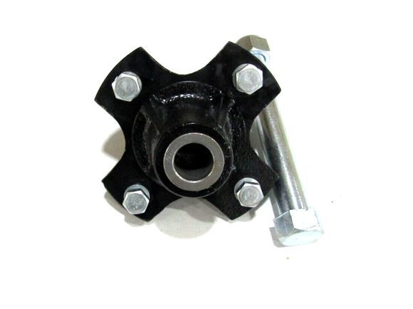 ROTARY CUTTER BUSH HOG TAIL WHEEL HUB HEAVY DUTY CAST IRON WITH 1" AXLE BOLT