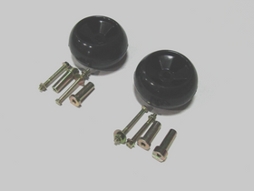 2 Deck Wheels with bush/bolts Fits John Deere AM116299 M111489 Mower Deck Wheel