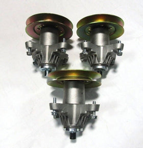 3 Spindles for MTD 918-04126B Cub Cadet Troy-Bilt 50" Deck 918-04125B 618-04126