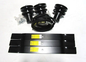 3 USA made 82325 Blades & 1 88843 belt & 3 50051388 Spindles for 6' cut Bush Hog