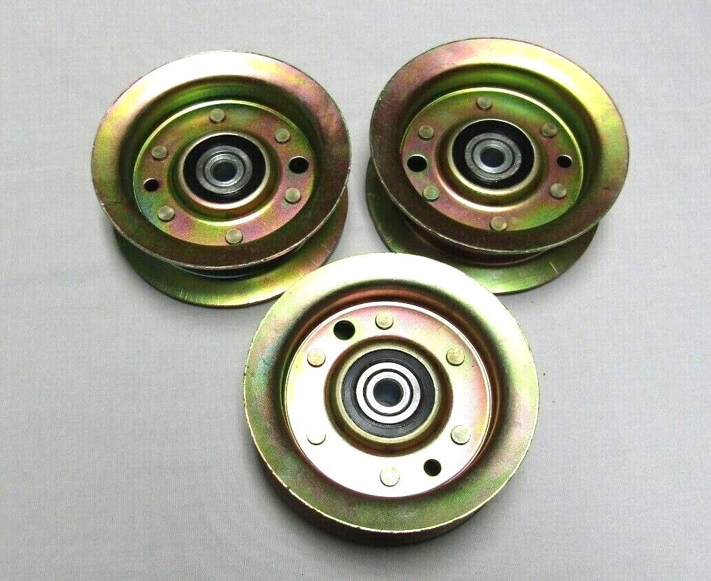 3 Idler pulley for Toro 106-2175 132-9420, fits many models on 42" & 50" decks