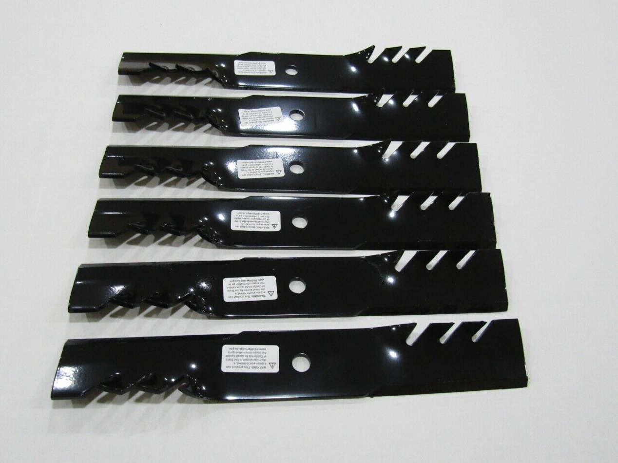 6 OEM BAD BOY blades for 48" MZ & MAGNUM only Bad Boy 038-4827-00 Gator blades