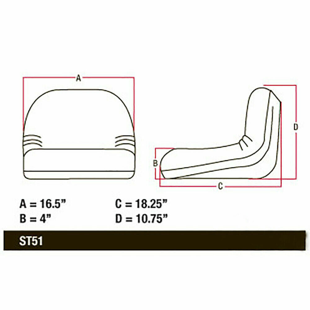 SEAT Will fit JOHN DEERE GY20495 LA100 L100 L105 L107 L108 L110 L111 102 105