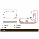 SEAT Will fit JOHN DEERE GY20495 LA100 L100 L105 L107 L108 L110 L111 102 105-4