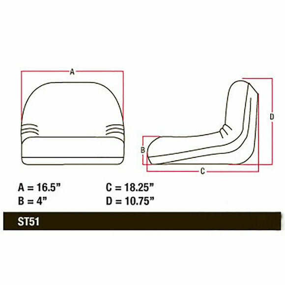 SEAT Will fit JOHN DEERE GY20495 LA100 L100 L105 L107 L108 L110 L111 102 105