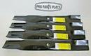 4 USA blades will fit JOHN DEERE AM137327 M154061  LA102 115 135 X300 X304 42"-1