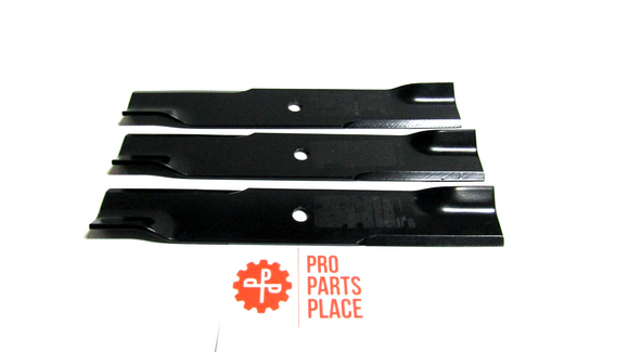 3 USA XHT BLADES EXMARK 103-2529-S 103-2519-S 1-653101 653101 LAZER Z 44" DECK