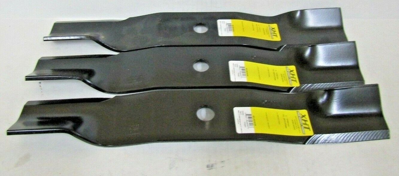 3 USA blades will fit JOHN DEERE TCU30317  HIGH LIFT 54" DECKS 737 757 Z710A