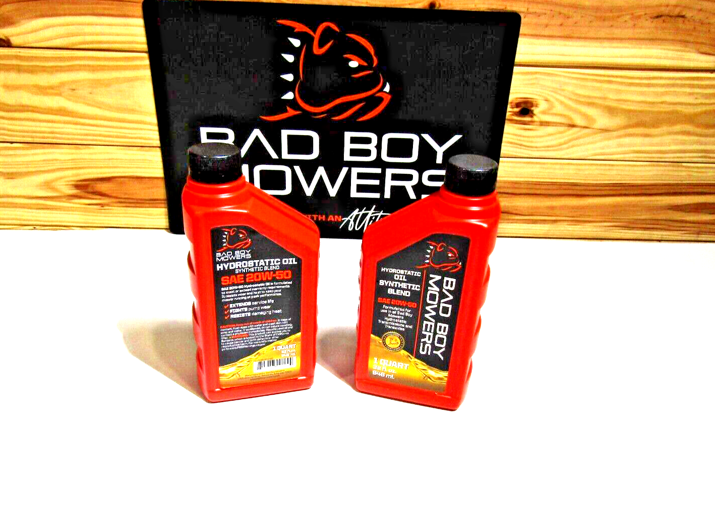 (2) Quarts of BAD BOY 20w50 Transaxle Hydrostatic Hydro oil Bad Boy 085-6010-00