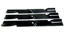 3 USA blades for 72" Lazer Z Triton decks, true replacements for Exmark 103-9624-3