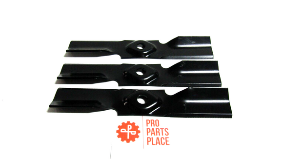 3 USA MADE XHT BLADES EXMARK 103-8251 109-6460 MEDIUM LIFT TRITON 46" DECKS