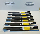 6 REPL XHT HD BLADES SIMPLICITY & SNAPPER 52" ZERO TURN 1737252 1737252YP-1