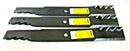 3 USA made xht mulching blades to fit Spartan 438-0002-00 RT & SRT WITH 61" DECK-1