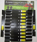 12 USA XHT BLADES FOR SCAG 482881 48111 481708 481712 482787 61" NEW STYLE AIR-1