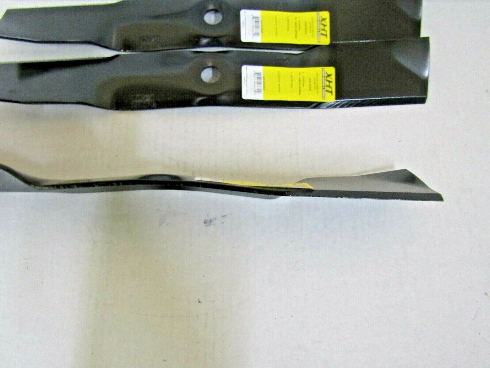 3 USA BLADES will fit JOHN DEERE 54" GT225 GT235 GT245 GX255 GX325 GX335 GX345 - 0