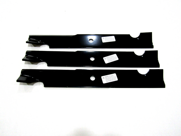 3 OEM BAD BOY blades 54" decks  Bad Boy 038-0001-00 038-0002-00 NOT AFTERMARKET