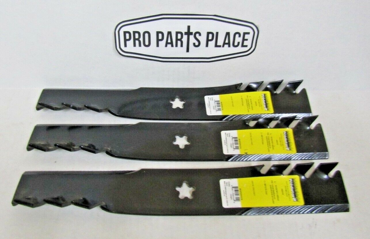 3 USA XHT PREDATOR BLADES HUSQVANRA 539113425 522037401 53911342529 48" CUT 5STA