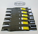 6 USA blades will fit JOHN DEERE TCU30317  HIGH LIFT 54" DECKS 737 757 Z710A-1