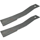 2)  BUSH HOG BLADES 7556 7556BH FOR BH26 SQ172 SQ72-4 SQ720 1206 1256 206 256 ++-1