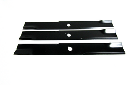 3 USA MADE XHT BLADES EXMARK 103-6388 103-6388-S LOW LIFT IDEAL IF NOT BAGGING - 0