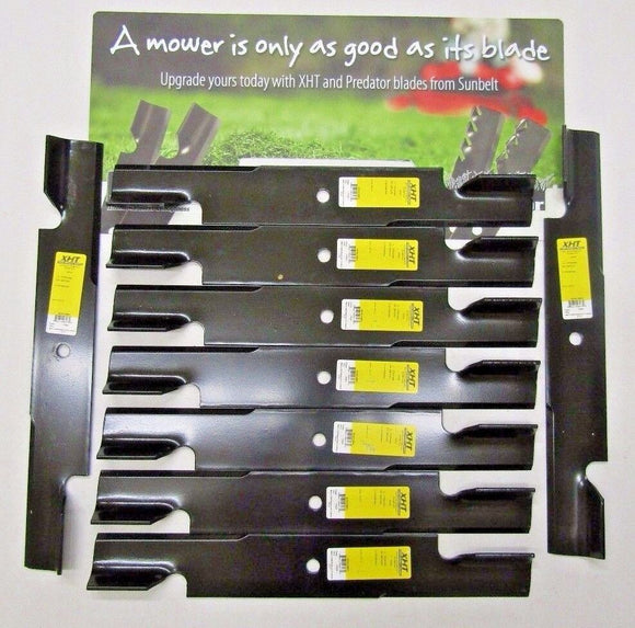 9 USA XHT BLADES FOR SCAG 482881 48111 481708 481712 482787 61" HIGH LIFT NOTCH