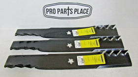 3 USA XHT PREDATOR BLADES HUSQVANRA 510417801 539112079 521981501 MZ5225 52"