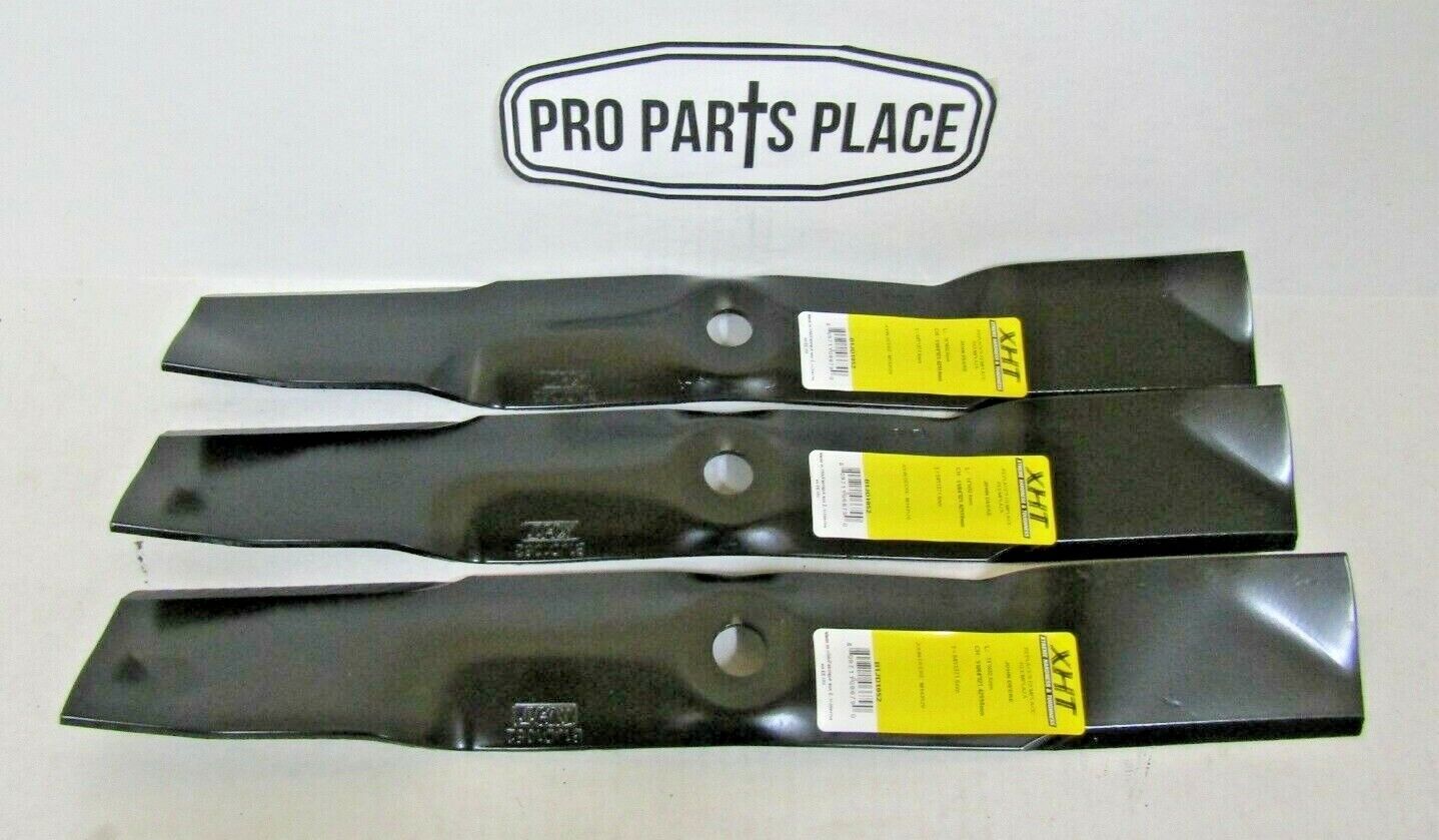 3 USA BLADES will fit JOHN DEERE 54" GT225 GT235 GT245 GX255 GX325 GX335 GX345