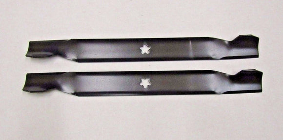 2 USA XHT HD BLADES POULAN CRAFTSMAN HUSQVARNA 127843 131323 138498 138971  42"