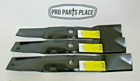 3 USA XHT blades will fit John Deere M143520 M145516 UC22010 on 54C Decks 54"