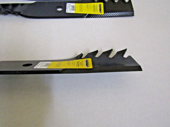 3 MULCHING HD BLADES FOR HUSTLER 601123 795757 796623 48" DECK FAST TRAK + OTHER