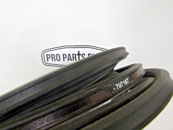NEW OEM SPEC DECK BELT REAR DISCHARGE HUSTLER 797167 DOULBE ANGLED ARAMID CORDED