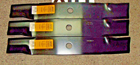 3 USA XHT blades will fit JOHN DEERE TCU15881 M133381 M128485 FOR 60" CUT