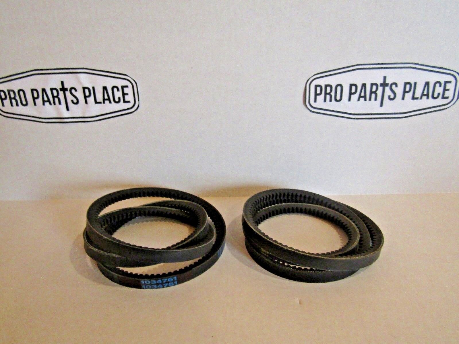 2-REPLACEMENT BELTS MADE TO OEM SPECS EXMARK 103-4761 LAZER Z HP 465 505 523 565