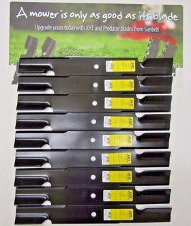 9 USA XHT BLADES FOR SCAG 482881 48111 481708 481712 482787 61" NEW STYLE AIR LI