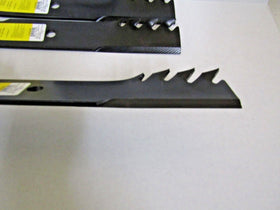 3 USA XHT PREDATOR COMMERCIAL MULCHING BLADES 52" BAD BOY 038-0003-00 038000300 - 0