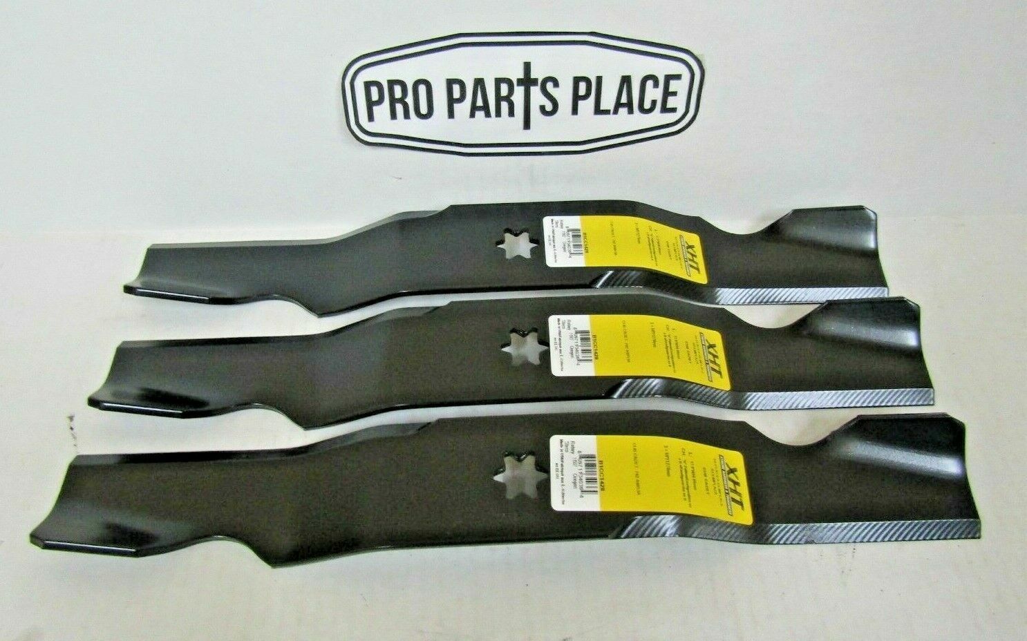 3 USA XHT HD BLADES FOR MTD CUB CADET 942-04053C LTX1050 RZT-22 50" DECKS