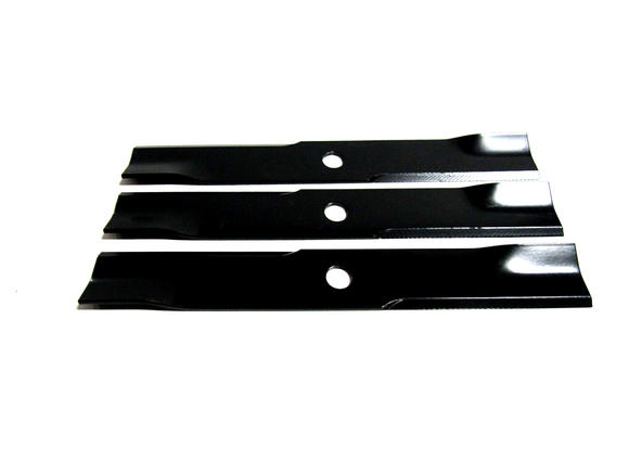 3 USA MADE XHT BLADES EXMARK 103-6387 103-6387-S LOW LIFT IDEAL IF NOT BAGGING