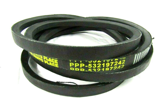 NEW REPLACEMENT DECK BELT- HUSQVARNA 532197242 CRAFTSMAN 197242 LOWES 188361