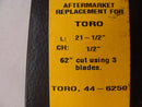 3 XHT HD USA BLADES FOR TORO 44-6250-03 44-6250 62" CUT GROUNDSMASTER 108-1124-2