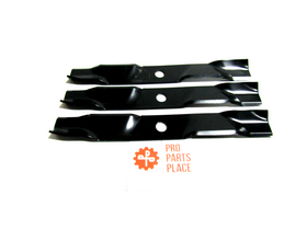 3 USA MADE XHT BLADES EXMARK 103-6387 103-6387-S MULCHING MEDIUM LIFT