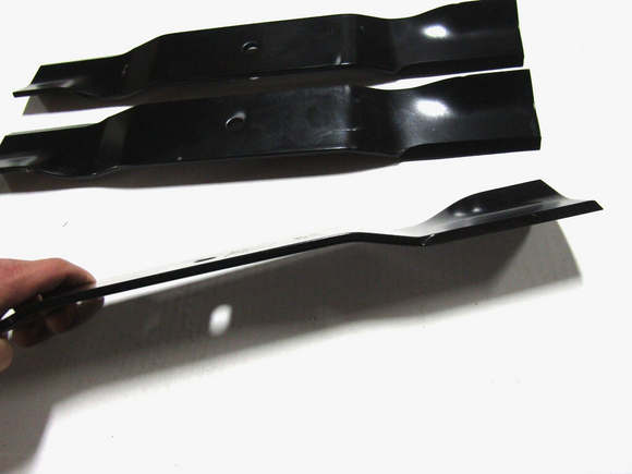 3 USA XHT HD BLADES FOR HUSTLER 782516 777391 60" CUT Z & SUPER Z MODELS 90-208