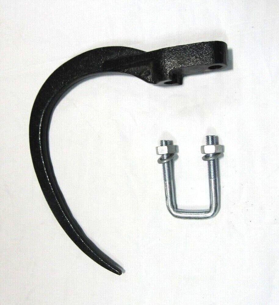 Hay grapple hook with U-bolt, hay accumulator hook grapples. Fits 1-1/4" square