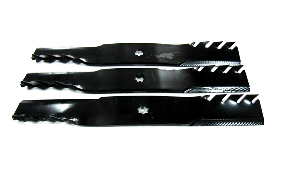 3 USA commercial mulcher blades will fit John Deere 54" D170 LA150 LA175 190C