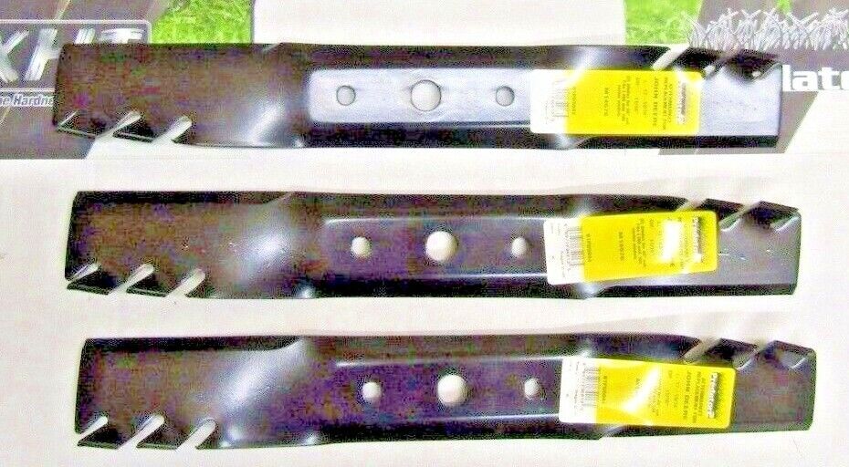 3 USA blades will fit JOHN DEERE GX20250 GX20819 GX20434 SEVERAL 48" Mulching