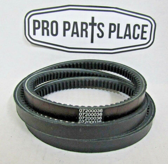 OEM SPEC REPL SECONDARY BELT ARIENS GRAVELY 07200036 MAX ZOOM PRO MASTER PRO TUR