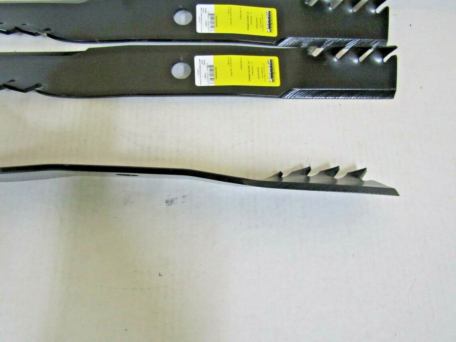3 USA Predator blades will fit JOHN DEERE TCU15881 M133381 M128485 - 0